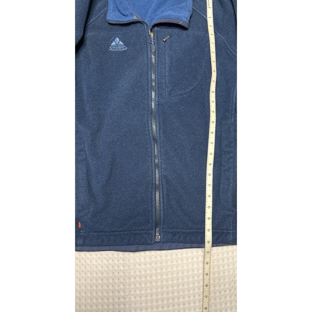 VAUDE Fleece Full Zip Teal Blue Jacket SZ LG Outdoor Polartec Hiking - Picture 11 of 13